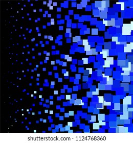 Squared colorful vector background. Abstract halftone illustration pattern. Vintage texture
