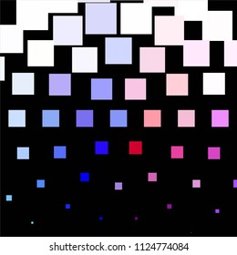 Squared colorful vector background. Abstract halftone illustration pattern. Vintage texture
