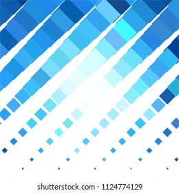 Squared colorful vector background. Abstract halftone illustration pattern. Vintage texture
