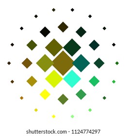 Squared colorful vector background. Abstract halftone illustration pattern. Vintage texture
