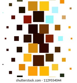 Squared colorful vector background. Abstract halftone illustration pattern. Vintage texture
