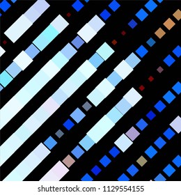 Squared colorful vector background. Abstract halftone illustration pattern. Vintage texture
