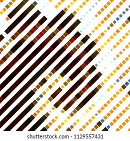 Squared colorful vector background. Abstract halftone illustration pattern. Vintage texture
