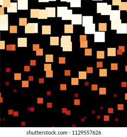 Squared colorful vector background. Abstract halftone illustration pattern. Vintage texture

