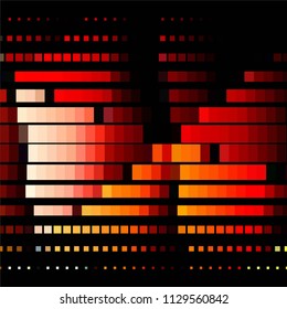 Squared colorful vector background. Abstract halftone illustration pattern. Vintage texture
