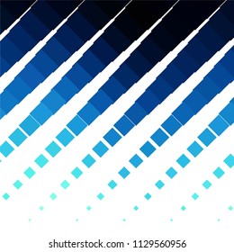 Squared colorful vector background. Abstract halftone illustration pattern. Vintage texture
