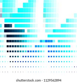 Squared colorful vector background. Abstract halftone illustration pattern. Vintage texture
