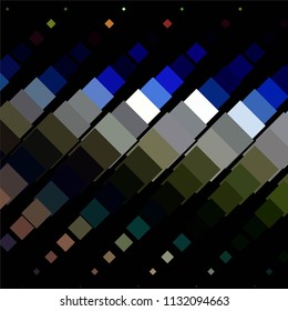 Squared colorful vector background. Abstract halftone illustration pattern. Vintage texture

