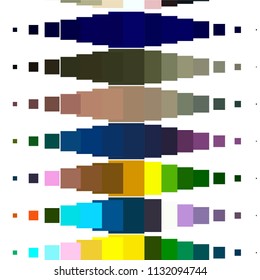 Squared colorful vector background. Abstract halftone illustration pattern. Vintage texture
