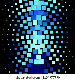 Squared colorful vector background. Abstract halftone illustration pattern. Vintage texture
