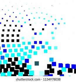 Squared colorful vector background. Abstract halftone illustration pattern. Vintage texture
