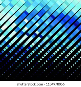 Squared colorful vector background. Abstract halftone illustration pattern. Vintage texture
