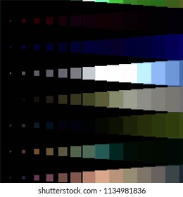 Squared colorful vector background. Abstract halftone illustration pattern. Vintage texture
