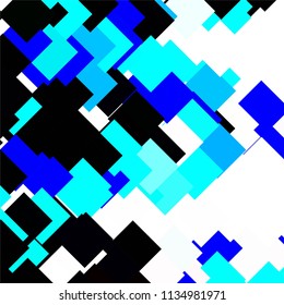 Squared colorful vector background. Abstract halftone illustration pattern. Vintage texture
