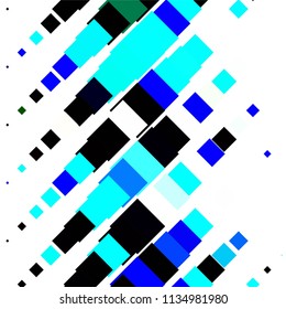 Squared colorful vector background. Abstract halftone illustration pattern. Vintage texture
