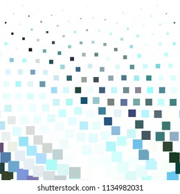 Squared colorful vector background. Abstract halftone illustration pattern. Vintage texture
