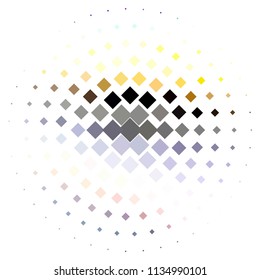 Squared colorful vector background. Abstract halftone illustration pattern. Vintage texture
