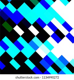 Squared colorful vector background. Abstract halftone illustration pattern. Vintage texture
