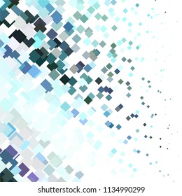 Squared colorful vector background. Abstract halftone illustration pattern. Vintage texture
