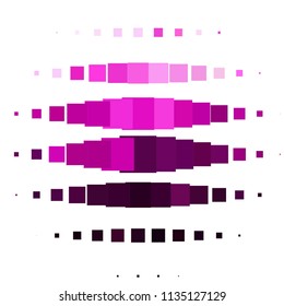 Squared colorful vector background. Abstract halftone illustration pattern. Vintage texture
