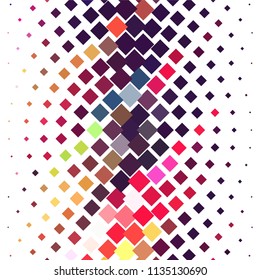 Squared colorful vector background. Abstract halftone illustration pattern. Vintage texture
