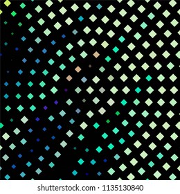 Squared colorful vector background. Abstract halftone illustration pattern. Vintage texture
