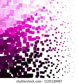 Squared colorful vector background. Abstract halftone illustration pattern. Vintage texture
