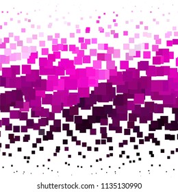 Squared colorful vector background. Abstract halftone illustration pattern. Vintage texture
