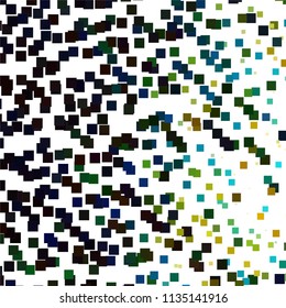 Squared colorful vector background. Abstract halftone illustration pattern. Vintage texture

