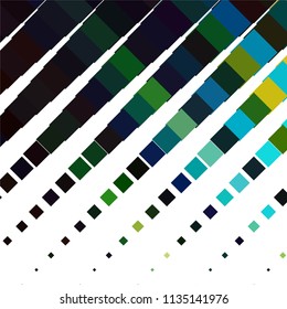 Squared colorful vector background. Abstract halftone illustration pattern. Vintage texture
