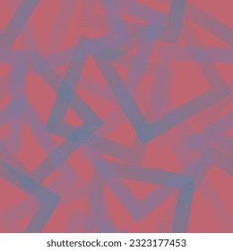 Squared with dots texture geometric vector seamless pattern. Geometric recurring background with dots texture. Gradient squares of chevron dots seamless ornament. Pointillism style. Cool pattern