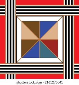 the squared fashionable background design