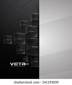 Squared Glass - eps10 Modern Background