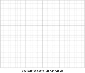 Squared grid paper. Notebook sheet blank. Mathematics seamless pattern. Education backdrop layout. Typography mockup for making notebooks production for school. Mesh graph texture.