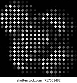 Squared halftone grunge vector line background. Abstract illustration background. Grunge grid checkered background pattern
