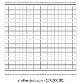 squared manuscript paper template blank blue stock vector royalty free 1239138151 shutterstock