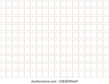 Squared manuscript. Japanese seamless handwriting paper for hieroglyph- genko yoshi. vector illustration