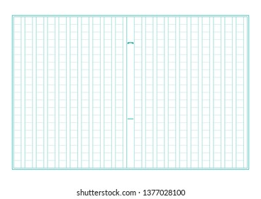 Squared manuscript paper file