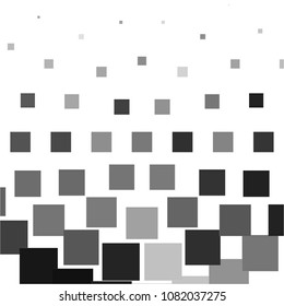 Squared monochrome vector background. Abstract halftone illustration pattern. Vintage texture
