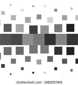Squared monochrome vector background. Abstract halftone illustration pattern. Vintage texture
