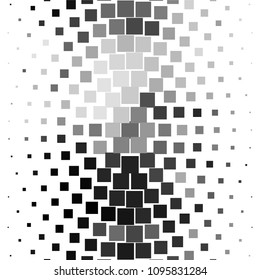 Squared monochrome vector background. Abstract halftone illustration pattern. Vintage texture
