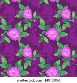 Squared ornamental floral paisley pattern. Good design for bandanna, carpet, shawl, pillow or cushion