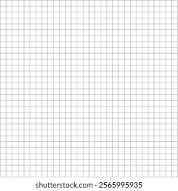 Squared paper. Education backdrop mockup. Grid texture template. Notebook sheet flat blank. Seamless pattern. Typography layout for making notebooks production.