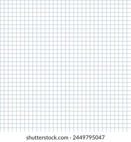 Squared Paper Sheet Background - Square Shape - Vector, Seamless Link.