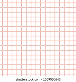 Squared pink and white Seamless repeat pattern with small empty circles