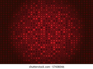 Squared red pattern background illustration