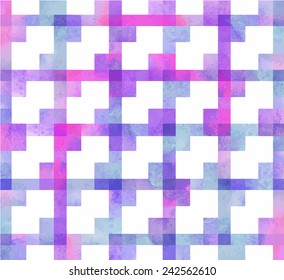 Squared watercolor background.