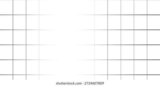 Squared wide black grid paper. Mathematics pattern. Notebook sheet blank. Typography template for making notebooks production, for school. modern
