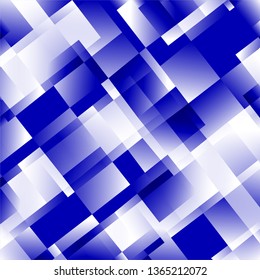 Squares abstract blue background. Vector illustration.