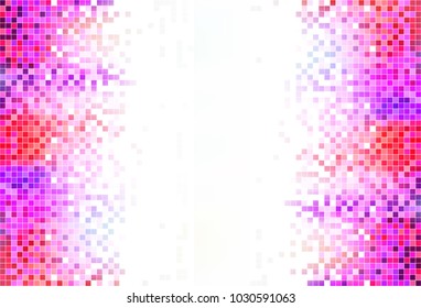 Squares block pattern red violet concept colorful abstract background geometric digital pixelate design